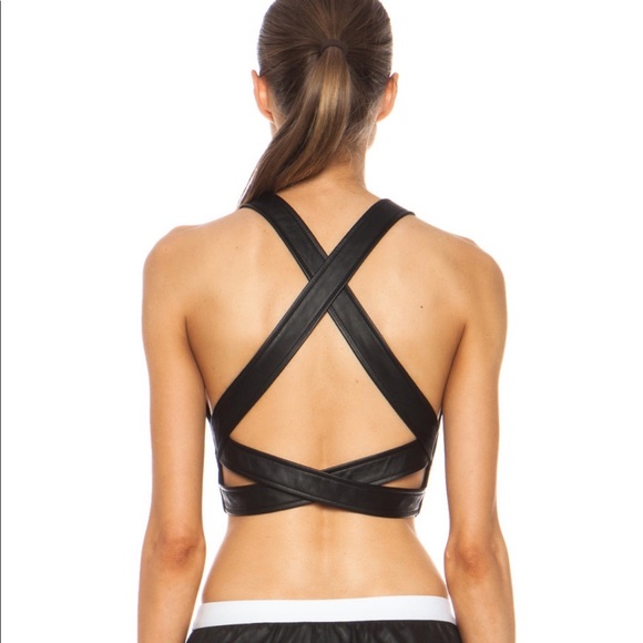 T by Alexander Wang Lambskin Crossback Tank Small - Picture 2 of 5